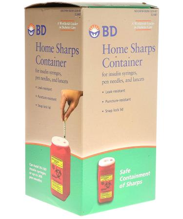 BD Home Sharps Container - Safe Disposal for Needles and Medical Waste - Buy Online on GoSupps.com