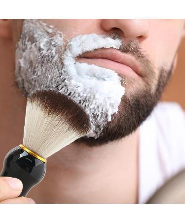 Sharplace Shaving Brush - Perfect Father's Day Gift for Home & Salon | Smooth Portable & Soft Bristles with Gold Edge - Buy Online on GoSupps.com