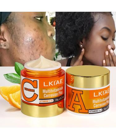 AILKE BOOST LUSTER LKIAE Pure Vitamin CA Face Cream Glow Boosting AntiAging Whitening Skin Hydrating With Niacinamide Day & Night Facial Cream For All Skin Types 50ml X2 - Buy Online on GoSupps.com