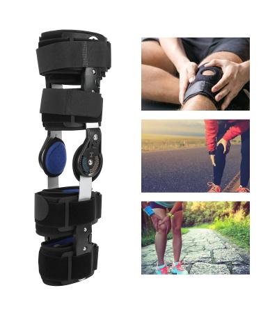 CUEI Adjustable Hinged Knee Brace for Post-Op Recovery | Orthopedic Stabilizer for Meniscus Tear | Flexible Support for Right & Left Leg - Buy Online on GoSupps.com