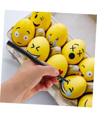 STOBAZA 2pcs Can Be Food Coloring Pen White Fondant Marker Edible Ink Marker White Writing Icing Plastic Black White - Buy Online on GoSupps.com