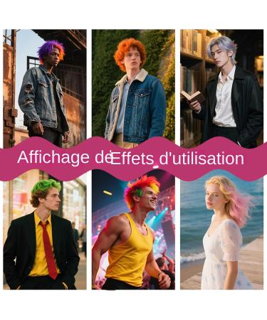 Teinture Capillaire Temporaire - 10 Couleurs Stylos Coloration Cheveux | Marqueurs de Coloration Temporaire Kit de Maquillage Lavable Jouet Amusant pour Adolescents et Adultes pour le Cosplay - Buy Online on GoSupps.com