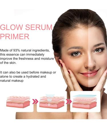 1/2/3/4/5Pcs Essence Glow Serum 30ml Essence Watermelon Glow Serum Glow Watermelon Moisturizer Essence Glow Serum Watermelon Glow Boosting Serum Moisturizing Brightens Skin for All Skin Types (1pcs) - Buy Online on GoSupps.com