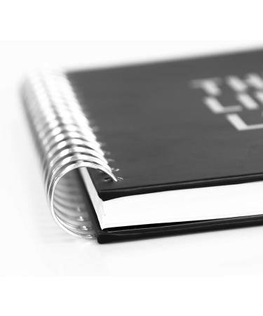 Lift Log Workout Journal - 6 Month Fitness Planner with Daily Tracking for Lifts, Cardio, Goals, Body Weight - Metal Spiral Bound Hardcover - Buy Online on GoSupps.com