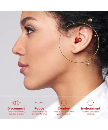 Silicone Ear Plugs for Sleep - 16 Ear Tips, 2 Travel Boxes - 33dB Noise Cancelling - Buy Online on GoSupps.com