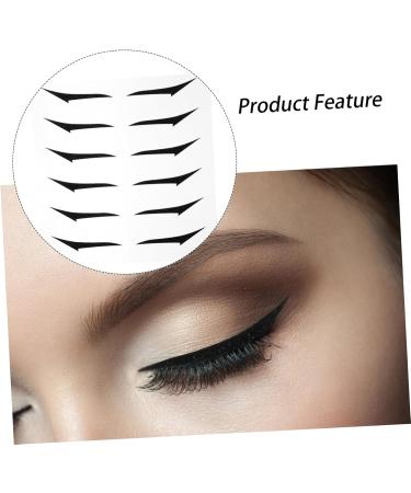 LALADEFIEE 36 Pairs Glitter Eyeliner Double Side Tape Smokey Eyes Transfers Eyelid Transfer Tape Sticker - Buy Online on GoSupps.com