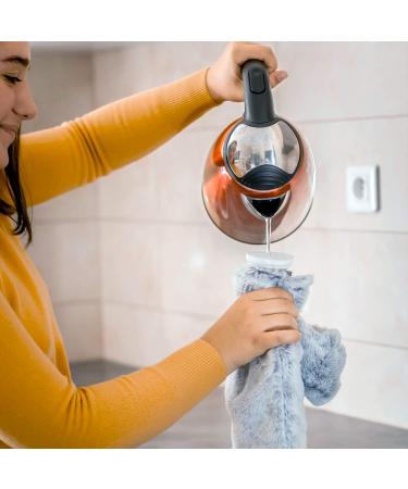 BetterDay Hot Water Bottle with Hood - 2L Fluffy Cover British Standard Natural Rubber Perfect for Comfort & Warmth - Shop Now! - Buy Online on GoSupps.com