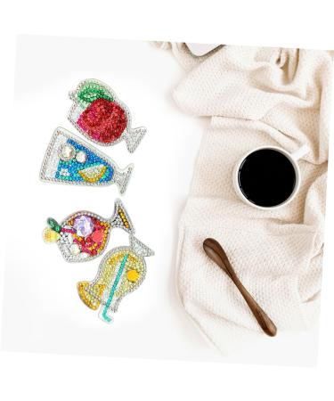 TEHAUX 8 Pcs Key Kids Juices Juice Bottles for Kids Resin Keychain Milk Manual Fruit 5d - Buy Online on GoSupps.com