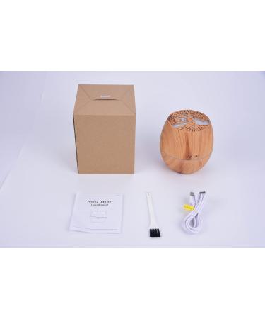 CCKeyin 120ml Portable Essential Oil Diffuser - Ultrasonic Humidifier with 7 Color-Changing LED Lights | Waterless Aromatherapy for Home & Travel - Buy Online on GoSupps.com