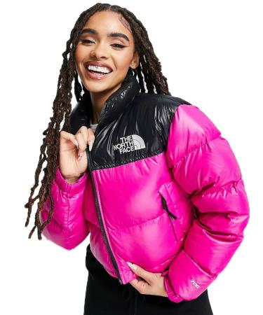 The North Face Women's Nuptse Jacket M Fuschia Pink