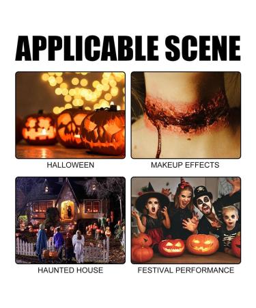 Buy Makeup Skin Wax Halloween Scar Wax & Fake Blood Gel Kit | Best International Shipping - Buy Online on GoSupps.com