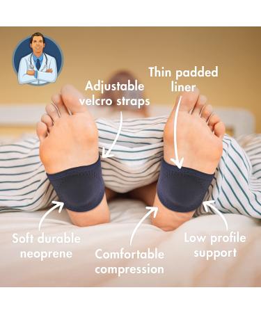 Dr. Frederick's Original Arch Support Brace - 2 Pcs - Fast Relief for Plantar Fasciitis & Flat Feet - Arch Relief Insoles for Men & Women - Buy Online on GoSupps.com