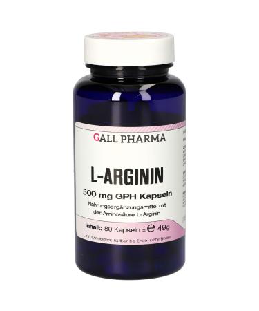 Gall Pharma L-Arginine 500 mg GPH capsules 80 pieces
