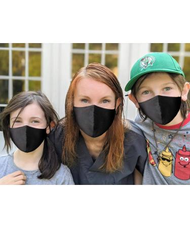 Adjustable Breathable Sport Face Mask Black 2 Pack | Reusable Washable Comfort Mask for Men Women Youth - Buy Online on GoSupps.com