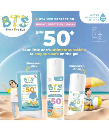 MyLO BTS SPF 50 Sunscreen | Broad-Spectrum UVA & UVB Protection | Nourishing Moisturizer for All Skin Types | Paraben-Free & Water Resistant | 30ml - Buy Online on GoSupps.com