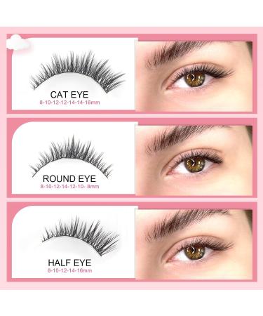 Parriparri Cluster Lashes Kit 120pcs Manga Individual D Curl Lashes Extensions 8-16mm Wispy False Eyelashes Kit with Bond, Seal, and Glue - Buy Online on GoSupps.com