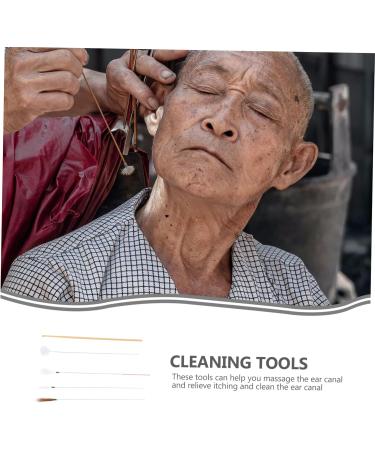 FOYTOKI Earwax Cleaning Kit Disposable Ear Cleaning Plume Sticks Set for Earwax Removal for Home - Buy Online on GoSupps.com