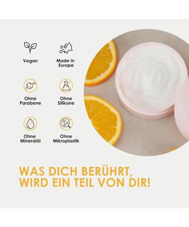 Jean & Len Body Butter Orange & Ginger - Vegan Moisturizer Paraben & Silicone Free 200ml | Refreshing & Luxurious Skin Hydration - Buy Online on GoSupps.com