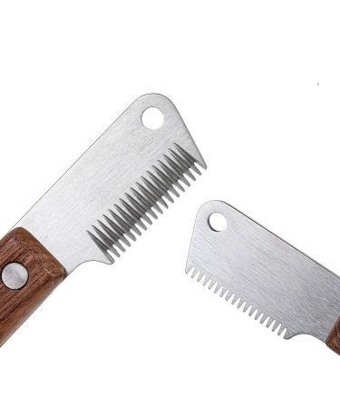 Premium Dog Trimmers with Wooden Handle Ideal for Dachshunds Terriers & Medium Breeds | Pet Care Tool for Undercoat Grooming - Buy Online on GoSupps.com