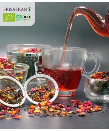  FRISAFRAN FRISAFRAN | Loose Leaf Organic Forest Berry Infusion 200g | Relaxing and Vitamin-Rich | Red Infusion - Buy Online on GoSupps.com