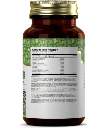 CANDizer Candida Support Capsules with Grapefruit Seed Extract & Olive Leaf - 120 Complex Capsules with Caprylic Acid & PAU D Arco for Gut Health | UK ISO Certified - Buy Online on GoSupps.com