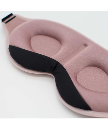 Shapevital 3D Deluxe Sleep Mask - Ultimate Comfort for Side Sleepers | 100% Dark Eye Mask for Women & Men | Perfect Travel Blindfold in Ros  - Buy Online on GoSupps.com