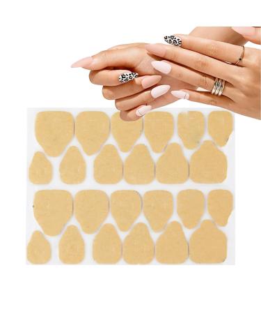 Buerfu Press on Nail Glue Tabs - (1 Sheet) Adhesive Jelly Sticky Tabs | Press on Nail Stickers Long Lasting Double Sided Nail Glue for Nail Tip Press on Nails