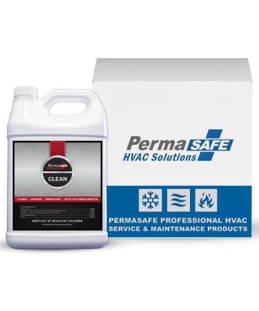 PermaSafe HVAC Germicidal Evaporator Coil & Component Cleaner Quickly and Effectively Cleans Disinfects Deodorizes and More