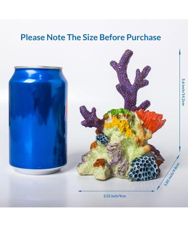 TAOMYPETS Coral Decor for Aquariums | Resin Coral Reef Ornaments - Enhance Your Aquarium with Stunning Underwater decoration - Buy Online on GoSupps.com