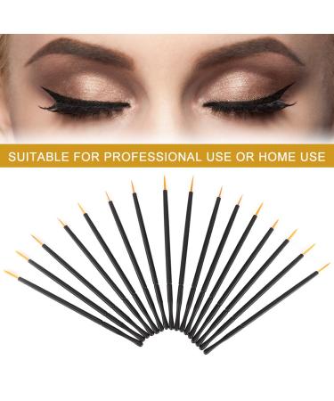 100pcs Disposable Eyeliner Brush Set - Hard Head Eyeliner & Eye Shadow Makeup Tools - Perfect for Professional & Home Use - Buy Online on GoSupps.com
