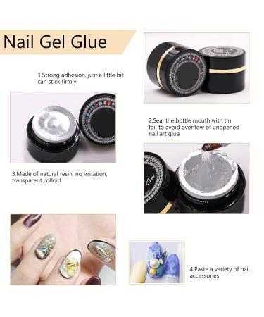 Rhinestones Glue for Nails Gem Glue for Crystals Professional Adhesive Thick Nail UV Gel Glue Rhinestone Accessory Decoration Bling Nail Tools Rhinestone Accessory Decoration Bling Nail Tools - Buy Online on GoSupps.com