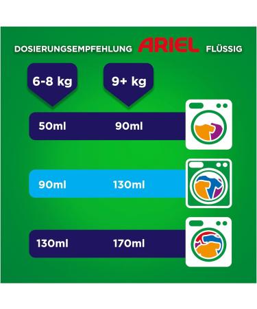 Ariel Liquid Detergent 100 Loads Color+ | Powerful Stain Removal | International Shipping - Buy Online on GoSupps.com