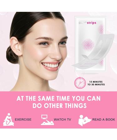 28 Pi ces Bandes de blanchiment des dents Blanches des Dents Kit Bandes Dents Blanches Professionnel limine en douceur les taches des dents Emballage rose Couleur Rose - Buy Online on GoSupps.com