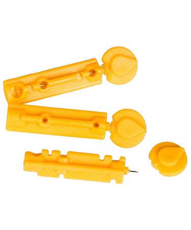 Lancing Device + 100 Sterile Single-Use 30 Gauge Lancets for Diabetes Testing - Minimizing Pain & Discomfort in Glucose Testing - Buy Online on GoSupps.com