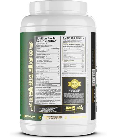 Magnum Nutraceuticals Vegan Quattro Plant-Based Protein Powder Isolate - Chocolate 2lb | Best Vegan Protein for Muscle Growth & Recovery - Buy Online on GoSupps.com