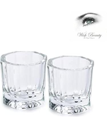 Glamified Dappen Dish Bowl Set + Eyebrow Tint Brush | Acrylic Nail Art Equipment - Buy Online on GoSupps.com