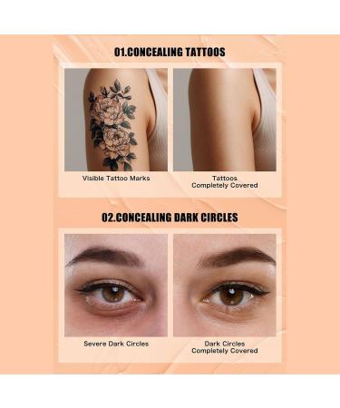  G n rique Foundation Stick - Multi-Purpose Makeup Foundation Stick | Double Head 12g Natural Contour Concealer Moisturizing Brightening for Spots and Freckles - Buy Online on GoSupps.com