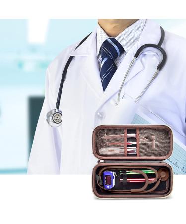 Stethoscope Case for 3M Littmann & MDF Stethoscopes - Chocolate | Extra Pocket for Nurse/Doctor Accessories - Buy Online on GoSupps.com