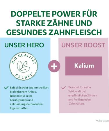  Alkmene alkmene Pack of 2 Vegan Antibacterial Alcohol-Free Toothbrushes with Sage and Potassium 500 ml - Buy Online on GoSupps.com