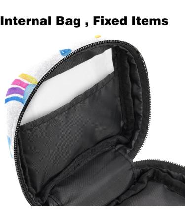 Buy Cute Unicorn Storage Bags for Women's Bandages | Portable Menstrual Inserts & Panty Liners | Multicolored Ice Cream & Magic Wand Designs - Buy Online on GoSupps.com