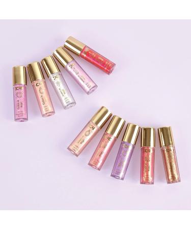 Three Cheers for Girls Pink and Gold Lip Gloss Set - 10 Pack Kids & Teens Vanilla Flavored Hydrating Lip Gloss - Pink, Purple, Nude & More! Ages 8 - Buy Online on GoSupps.com