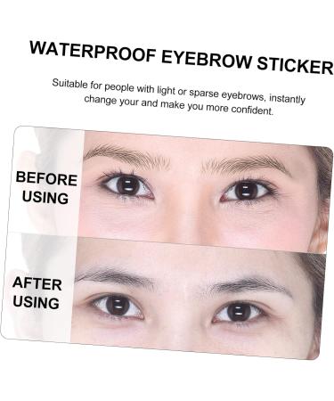 Beavorty 16 Pcs Imitation Eco Eyebrow Sticker Waterproof Stickers 4d Eyebrow Transfers Eyebrow Stickers Hair 1 count (Pack of 1) Assorted Colorx2pcs - Buy Online on GoSupps.com