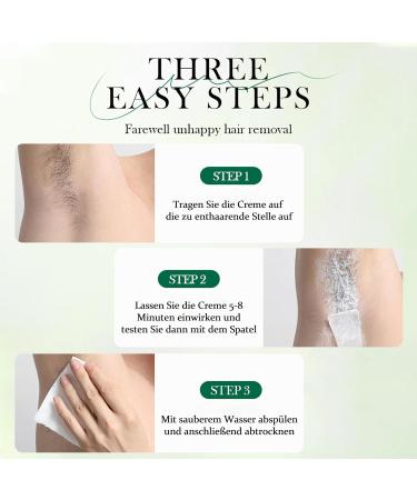 MrCuvaryas Depilatory cream 2 pieces facial hair removal cream without pain for sensitive skin gentle formula intimate hair removal cream for bikini pubic area face and body 2 x aloe vera aloe vera 05 g 2er Pack - Buy Online on GoSupps.com