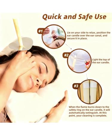 Ear Cleaning Kit for Family 20 Pack Safe Ear Wax Removal Tool with Protective Spacers & Cotton Swabs Gentle Earwax and Dandruff Cleaner for Home Use Orange - Buy Online on GoSupps.com