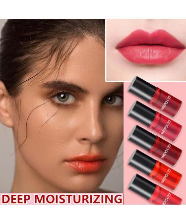 5 Colors Lip Tint Stain Set - Waterproof Long-Lasting & Moisturizing Lip & Cheek Tint for Women | Hydrating Glossy Liquid Lipstick Kits - Buy Online on GoSupps.com