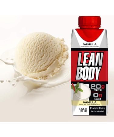 LABRADA Nutrition Lean Body RTD Whey Protein Shake - On-The-Go Meal Replacement (Vanilla, Pack of 16) - Buy Online on GoSupps.com