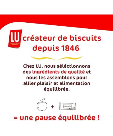 LU - LULU Strawberry Coqueline - 4 Boxes of 6 bags of 4 Lulu La Coqueline Strawberry Cakes - Soft Strawberry Filled Cake - Ideal to Take Away for Kids Snack - Set of 4x165g - Buy Online on GoSupps.com