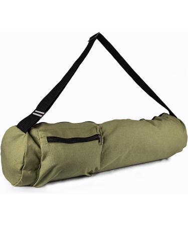 Peace Yoga Air Vent Yoga Mat Bag - Green Circles | Convenient & Stylish Storage - Buy Online on GoSupps.com