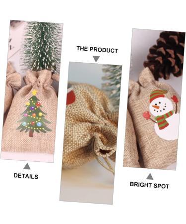 Cabilock 48 Pcs Christmas Sack Calendars Santa Bag Christmas Advent Bags Countdown Blush Beam Port Elder - Buy Online on GoSupps.com