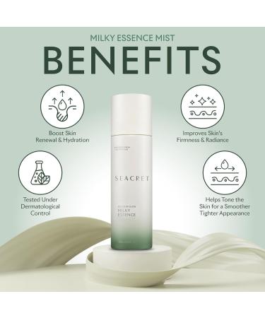 Buy SEACRET Bio Skin Glow Milky Essence | Third-Generation Face Toner 4.00 Fl Oz - International Shipping Available - Buy Online on GoSupps.com
